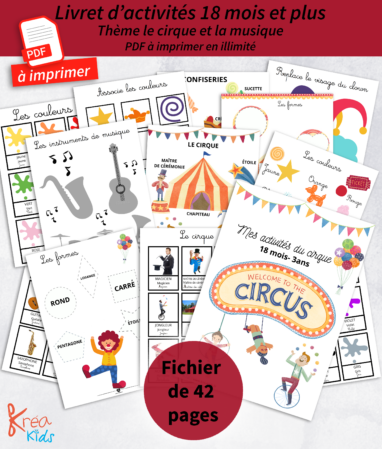 PDF cahier d'activité cirque