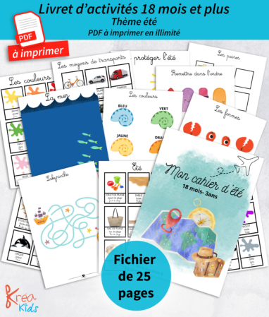 PDF Cahier d'activités pour les 18 mois