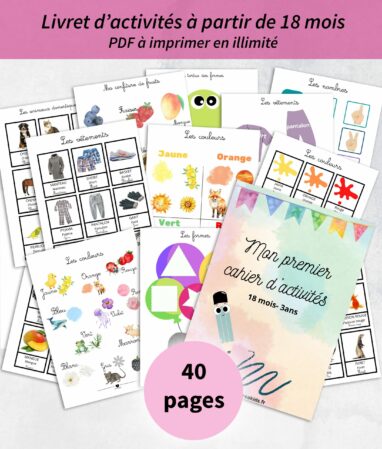 PDF Cahier d'activités pour les 18 mois