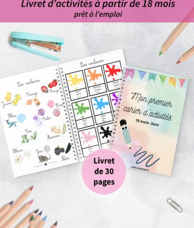 Cahier d'activités pour les 18 mois