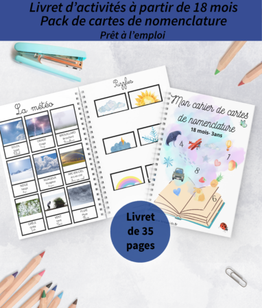 cartes de nomenclature montessori