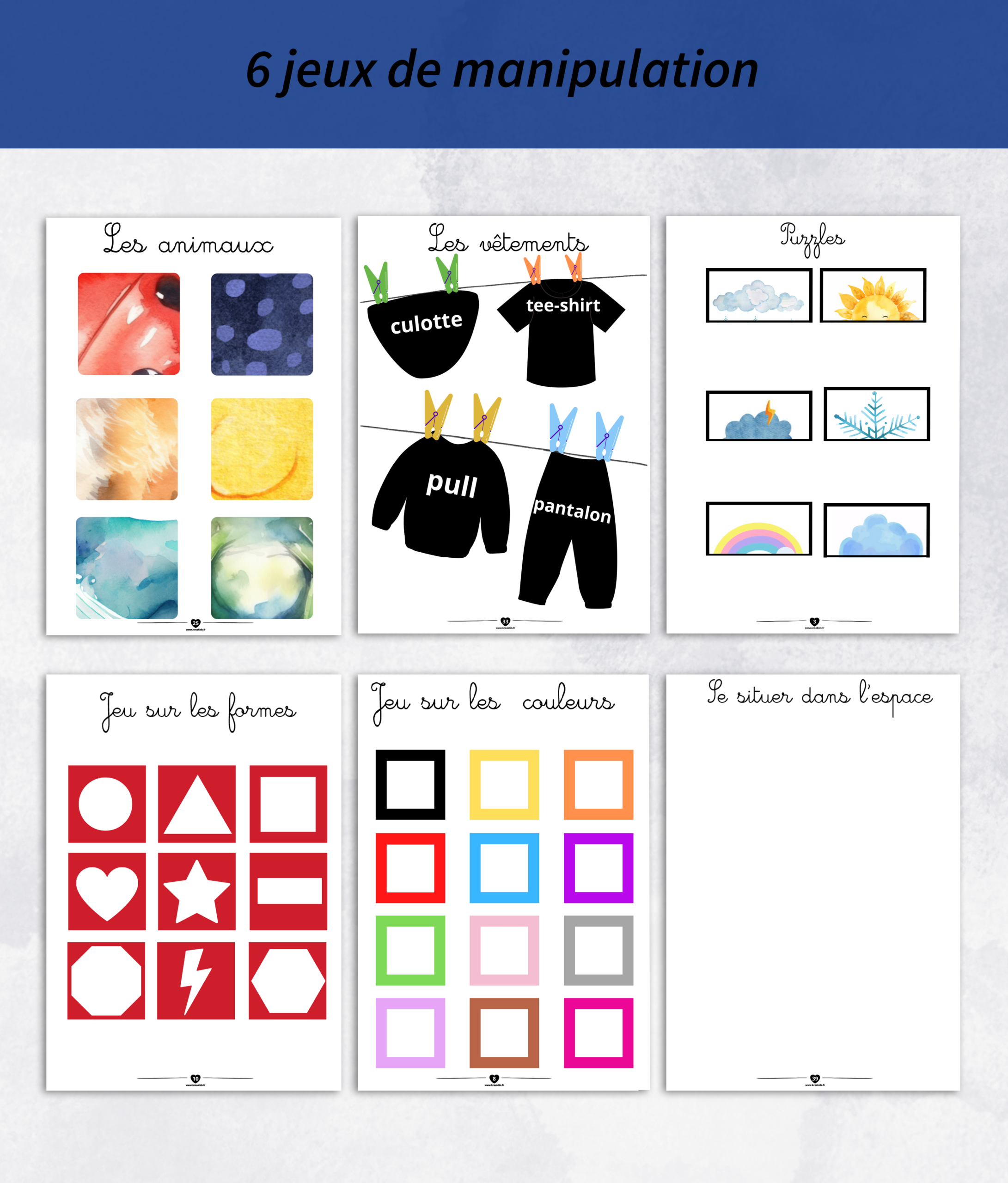 Pack de carte de nomenclature montessori à imprimer – Image 7