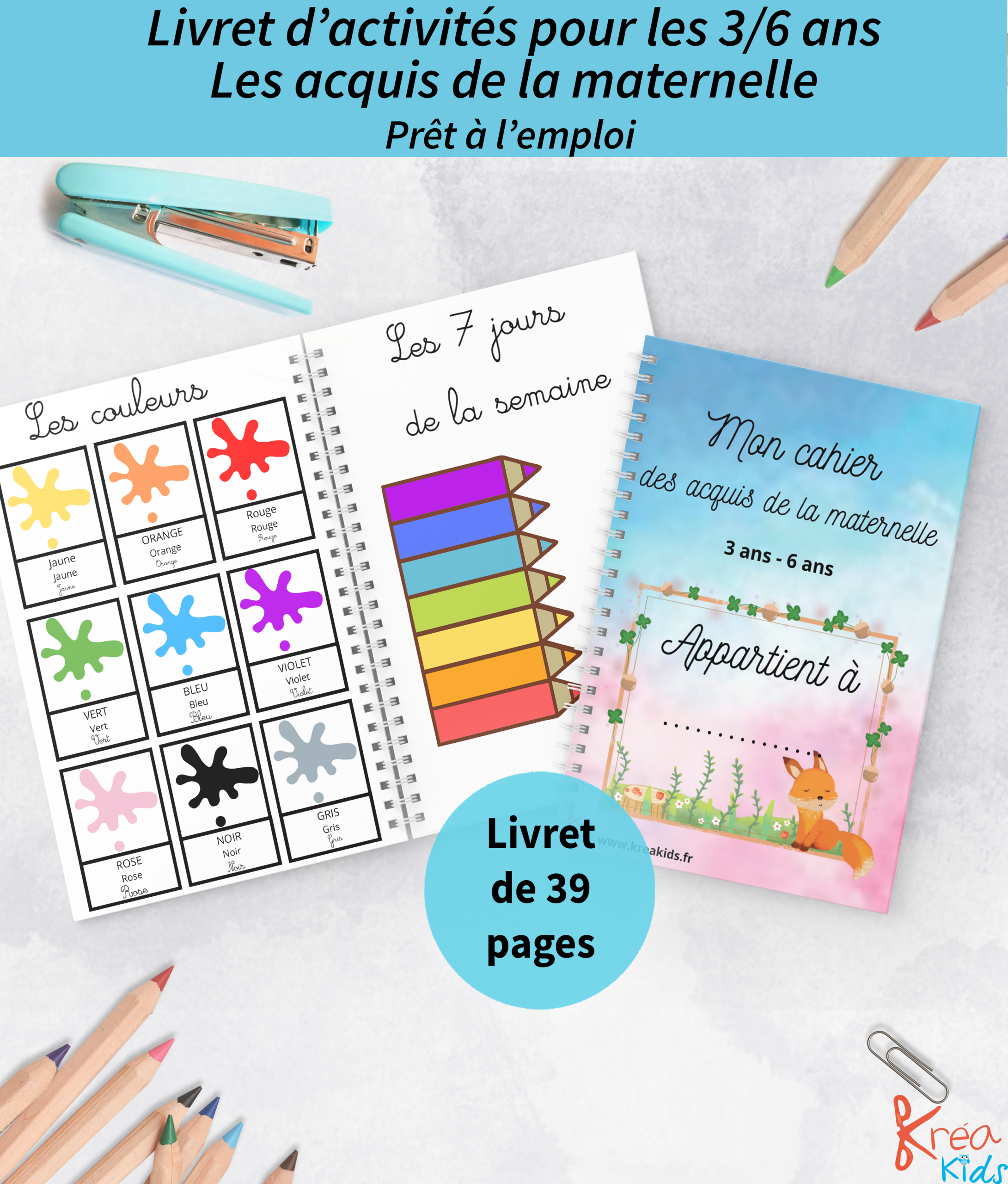 Cahier d'activité maternelle