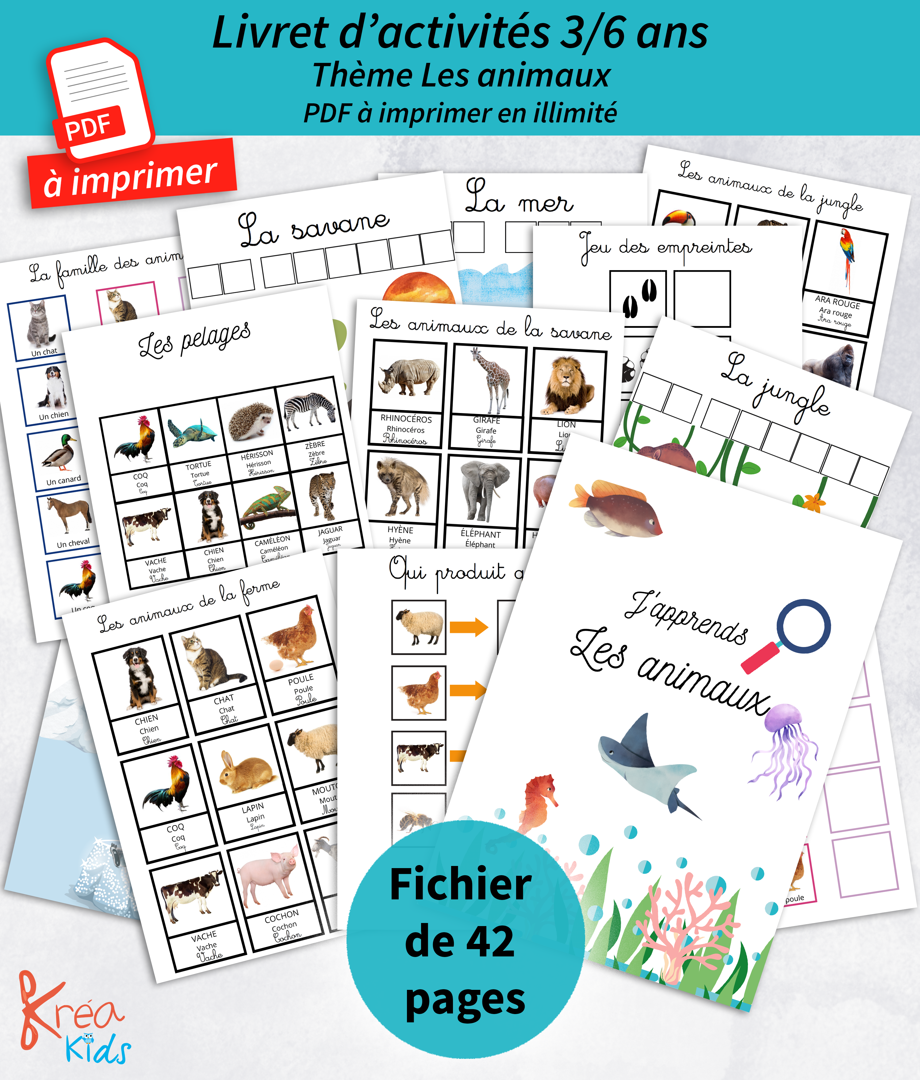 PDF livret sur les animaux