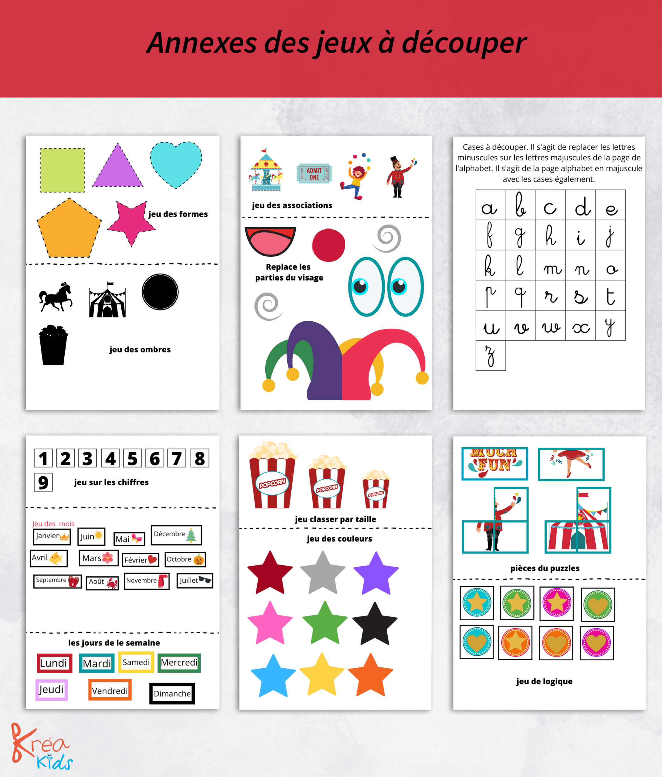 PDF livret sur le cirque niveau maternelle – Image 4