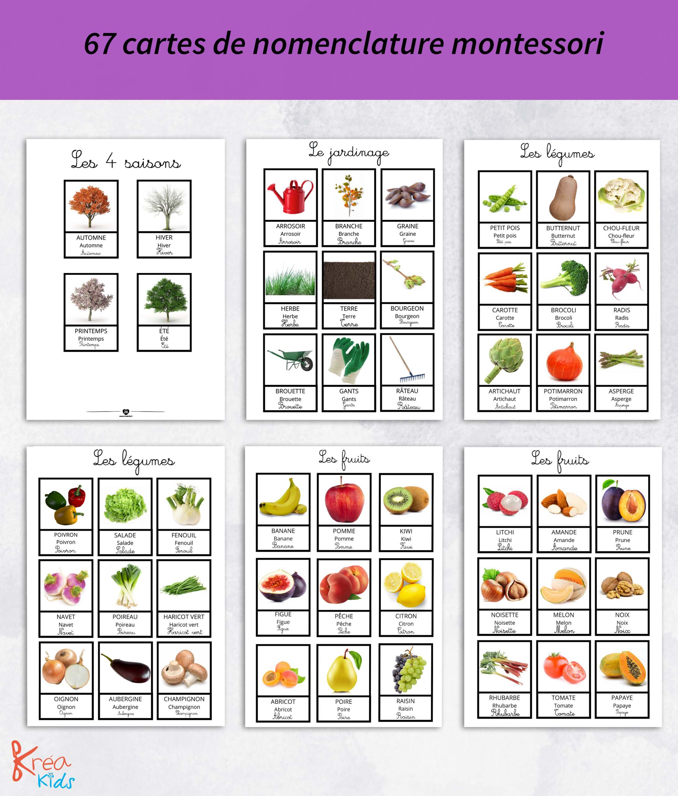 Livret d'activité fruits et légumes en kit – Image 5