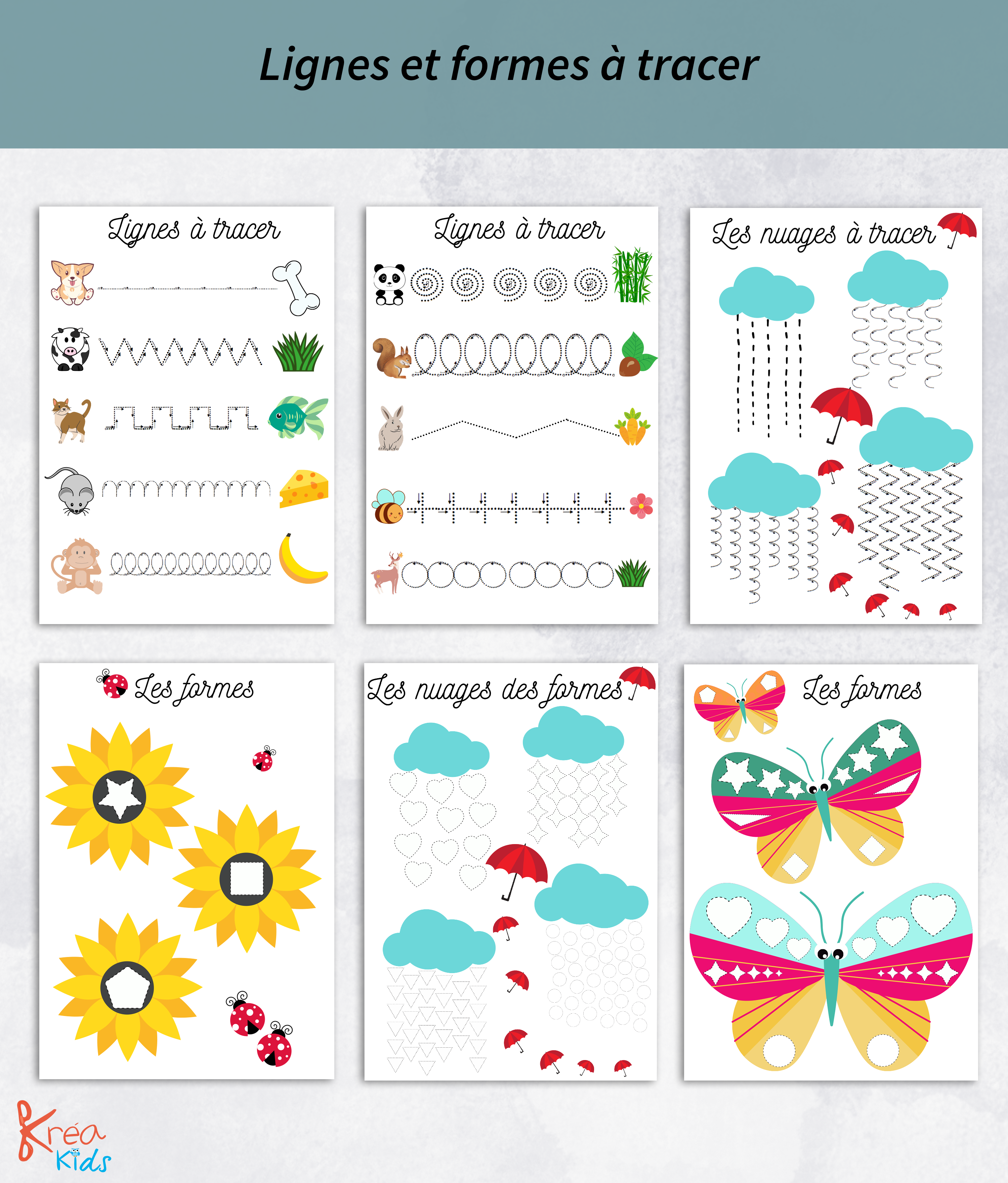 Cahier de graphisme réutilisable pour enfant – Image 2