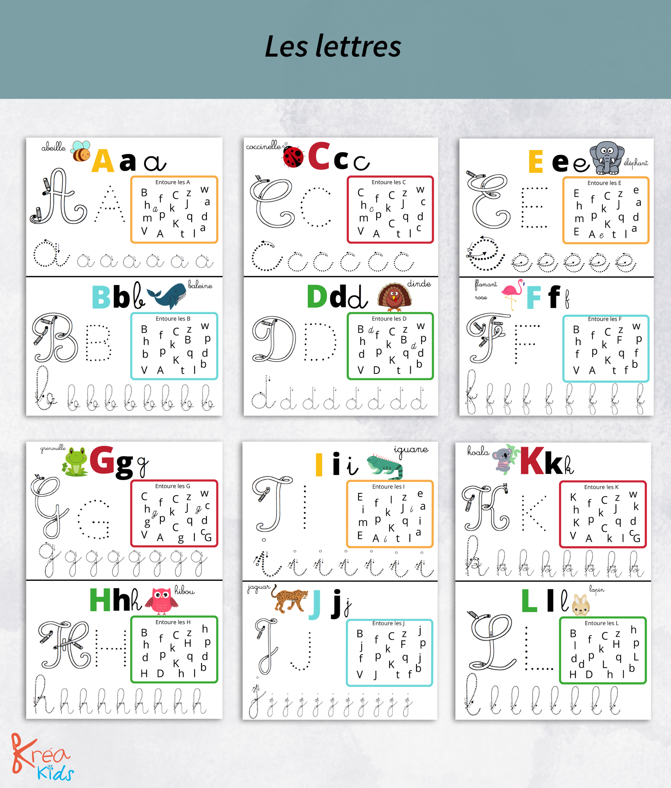 PDF cahier de graphisme pour enfant – Image 2