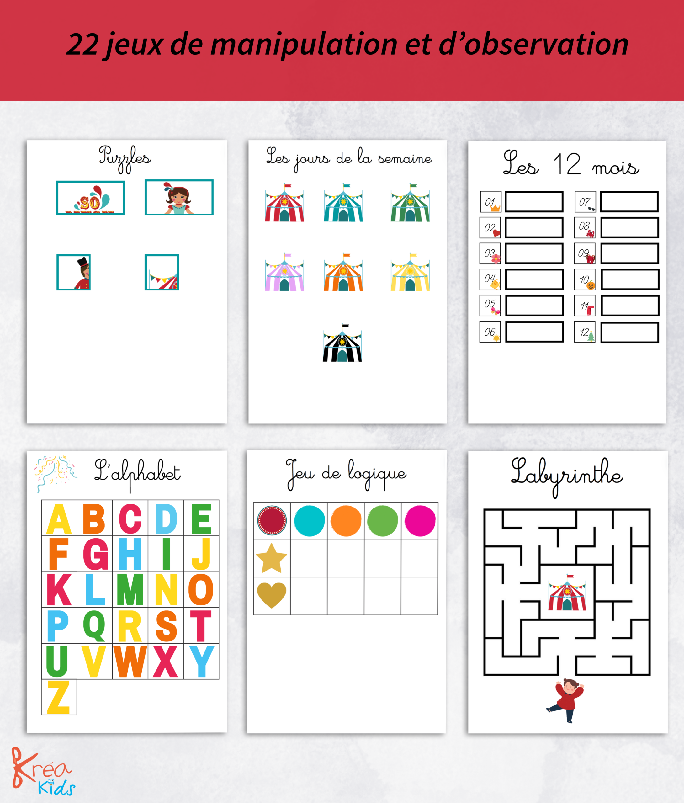 PDF livret sur le cirque niveau maternelle – Image 2