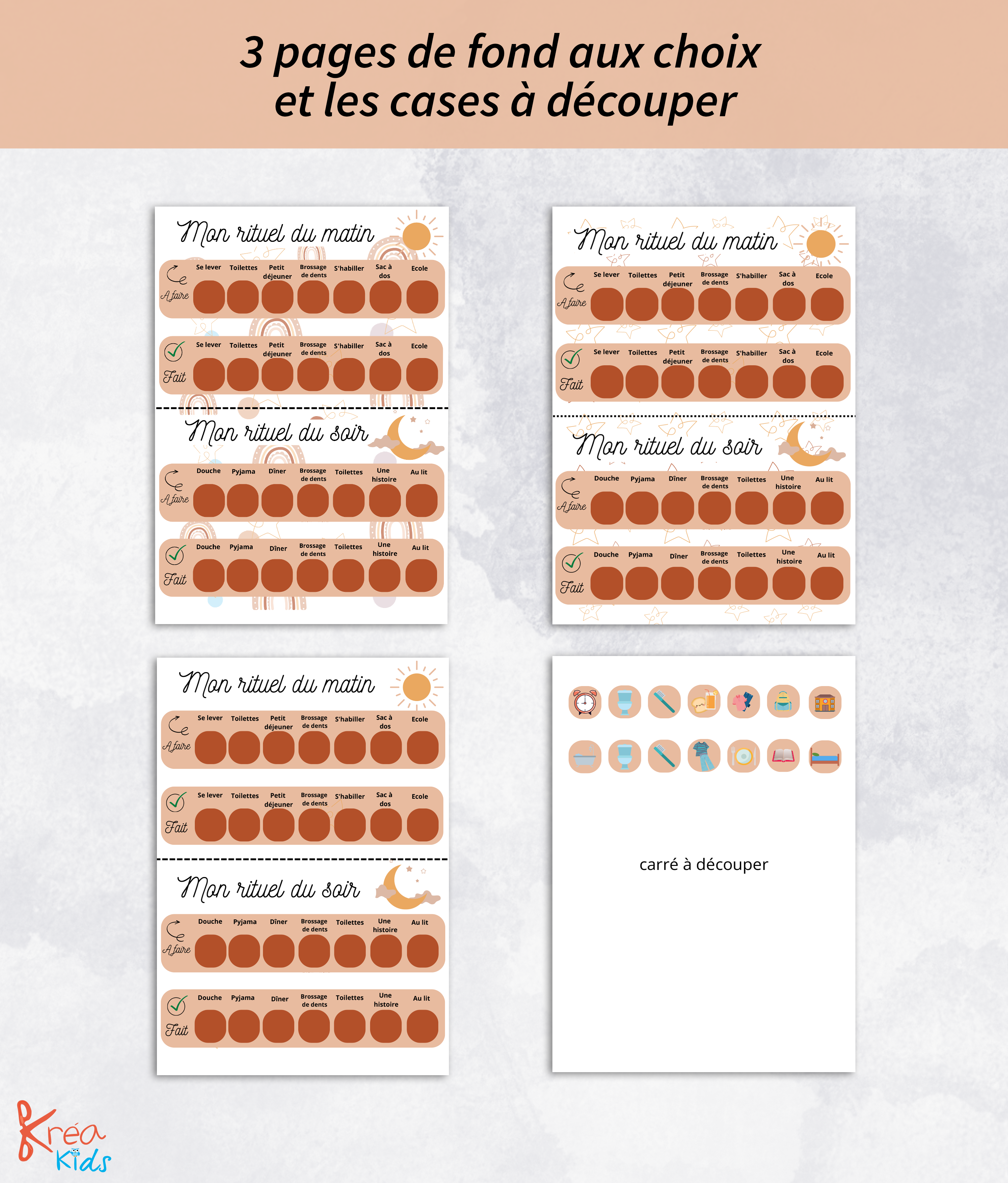 PDF Rituel du matin et du soir à imprimer – Image 2
