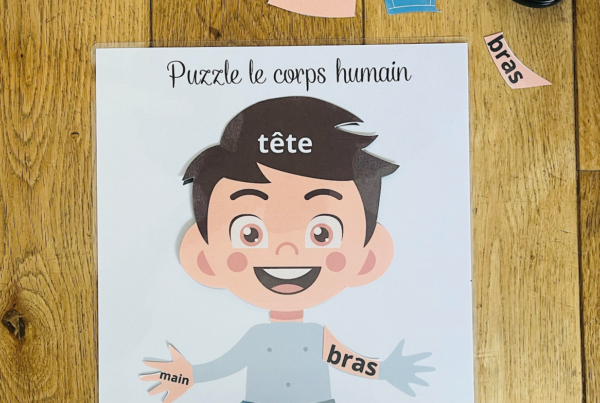 Puzzle corps humain gratuit