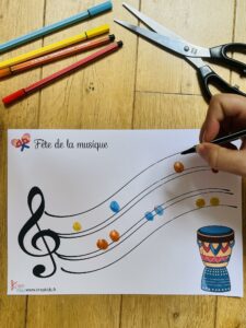 Activité bébé fête de la musique