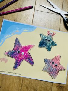 activité étoile de mer enfant