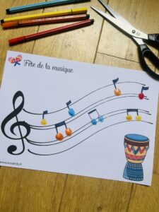 Activité bébé fête de la musique