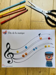 Activité bébé fête de la musique