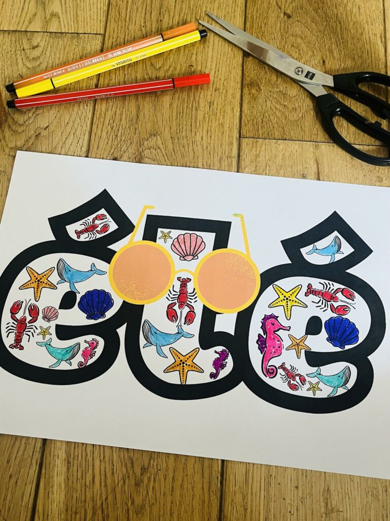 Coloriage été gratuit pour enfant
