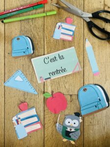 Décoration rentrée pour enfant