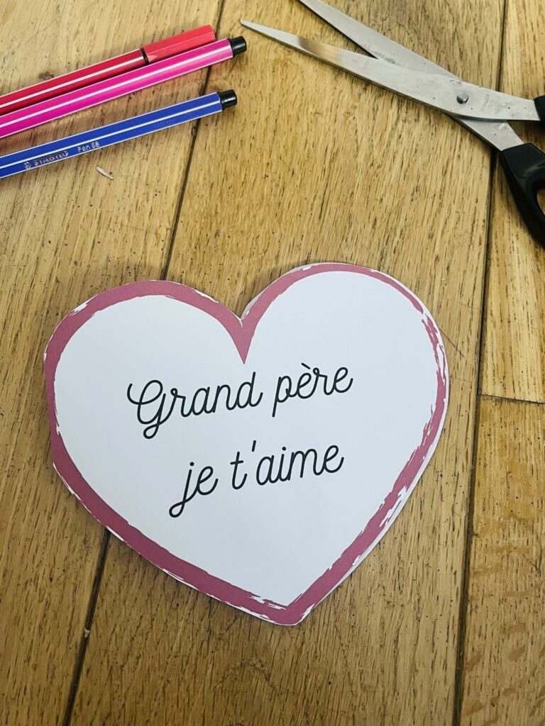 Carte fête des papis