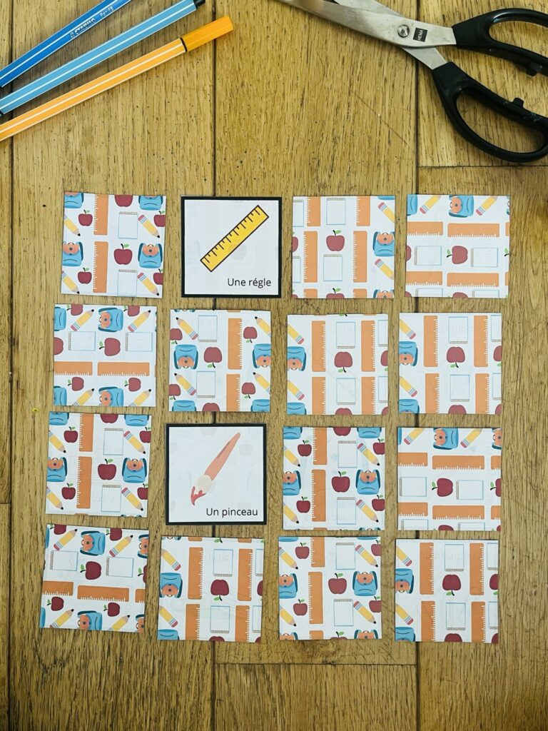 Jeu de memory