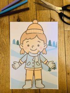Activité habillage pour enfant