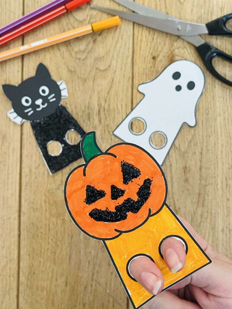 Marionnette à doigt halloween