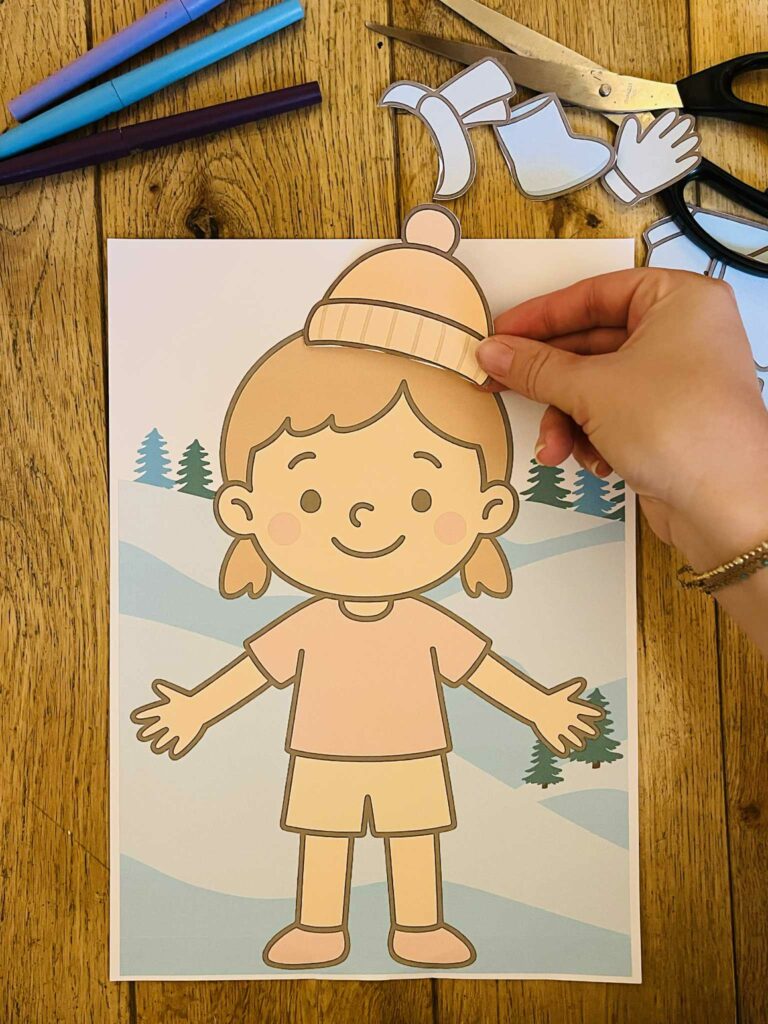Activité habillage pour enfant
