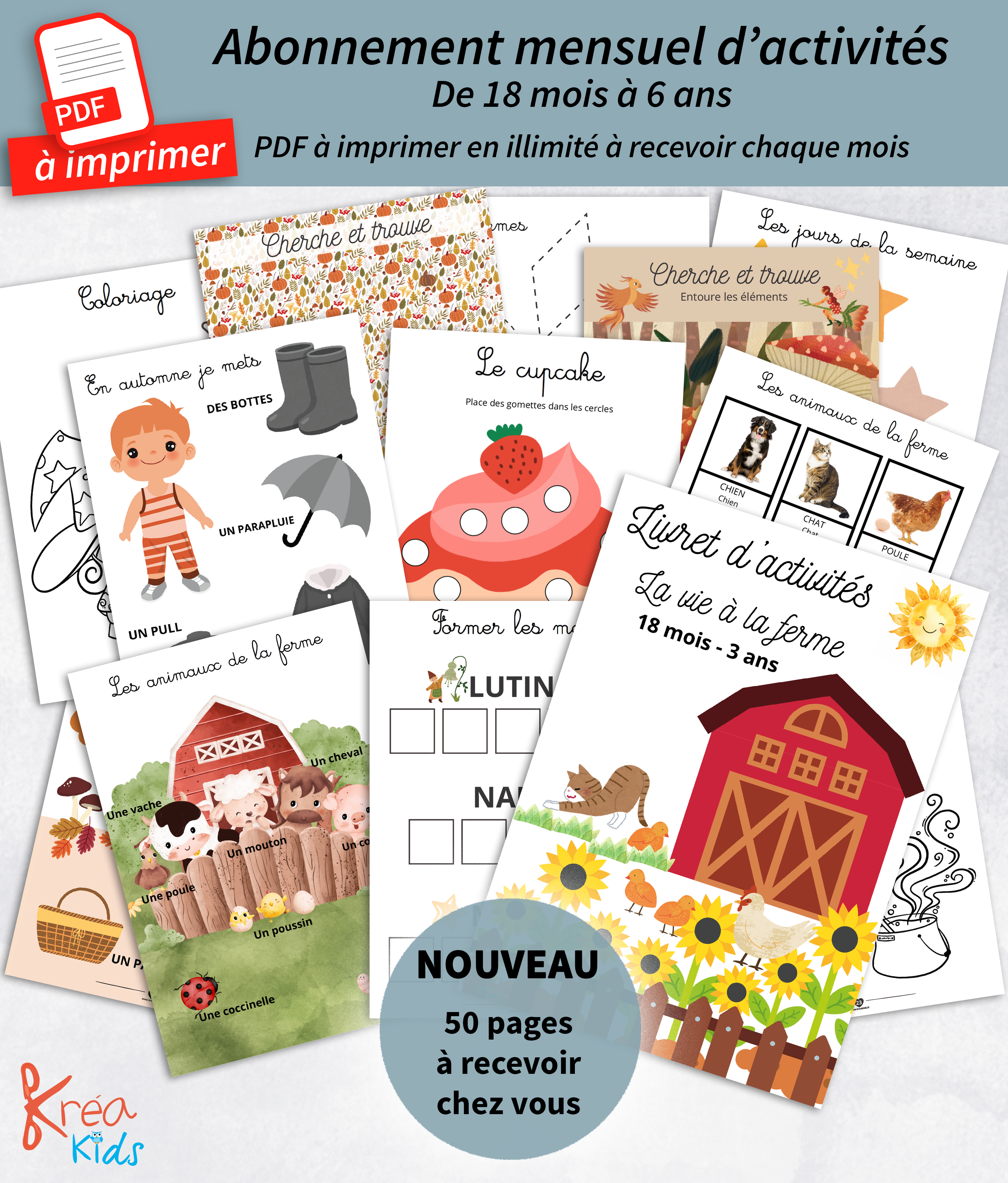 abonnement PDF enfant