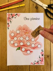 Atelier gommette pour enfant
