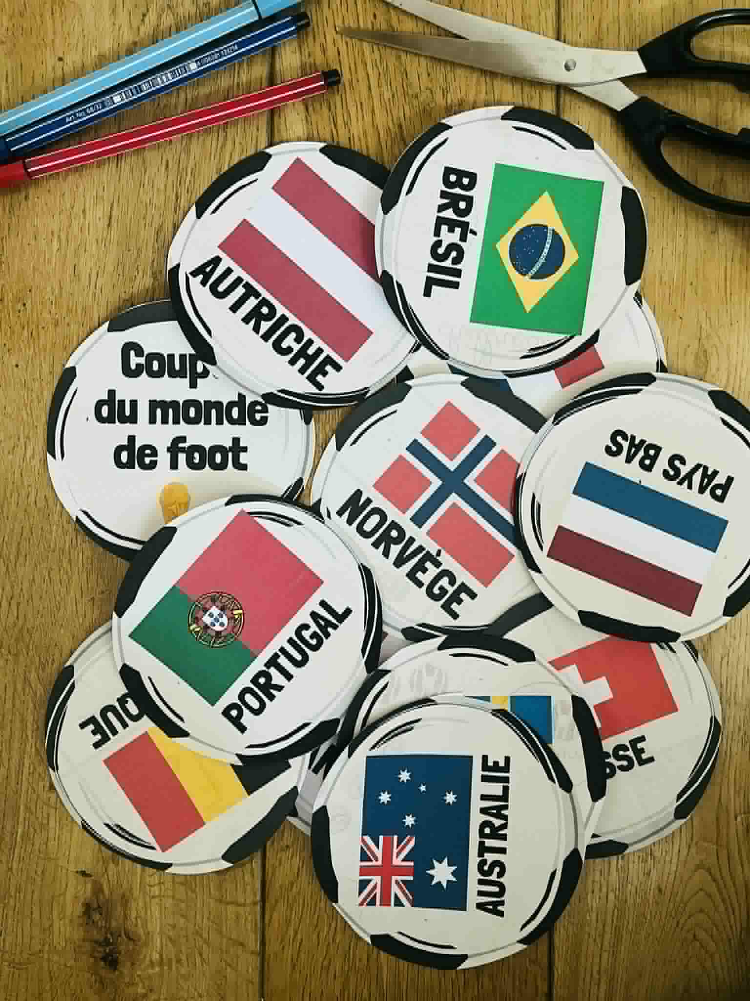 activité manuelle foot
