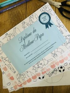 Diplome de meilleur papa gratuit
