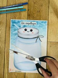Activité coquillage enfant