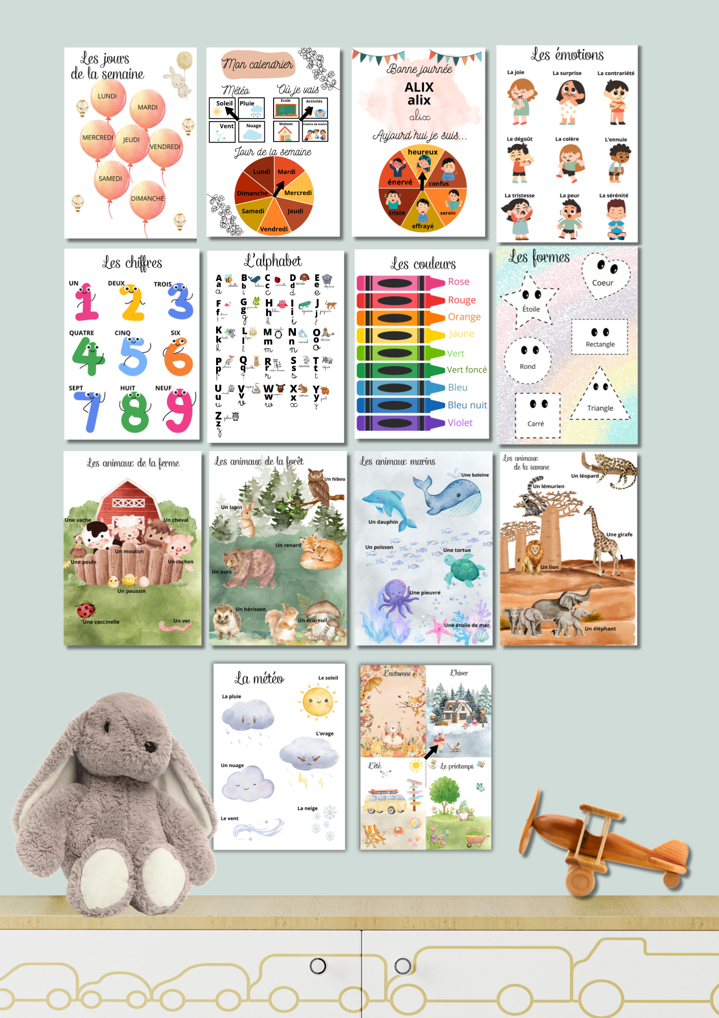 Pack affiches éducatives enfant – Image 9