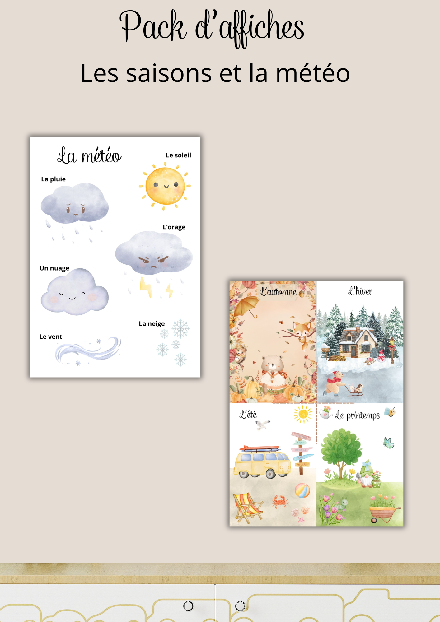 Pack affiches éducatives enfant – Image 6