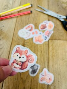 DIY sticker pour enfant